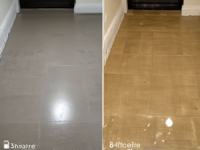 Before and after comparison showing dramatic results of professional deep cleaning service